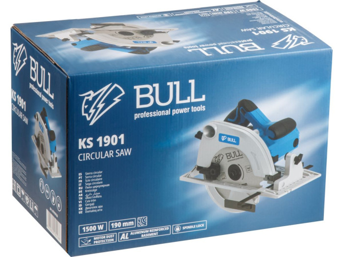 Циркулярная пила BULL KS 1901 в кор.