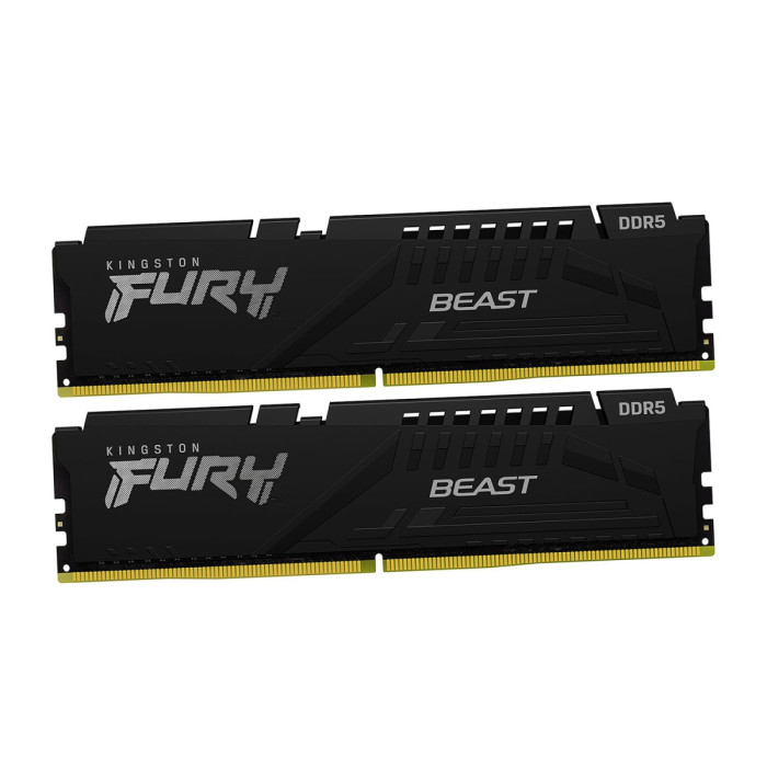 DIMM DDR5 64 GB kit <6000MHz> Kingston Fury Beast (AMD+Intel), KF560C36BBEK2-64, (2x32GB) CL36