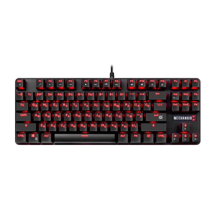 KeyBoard  USB, Defender Mechanoid GK-581 RU, black, (45581)