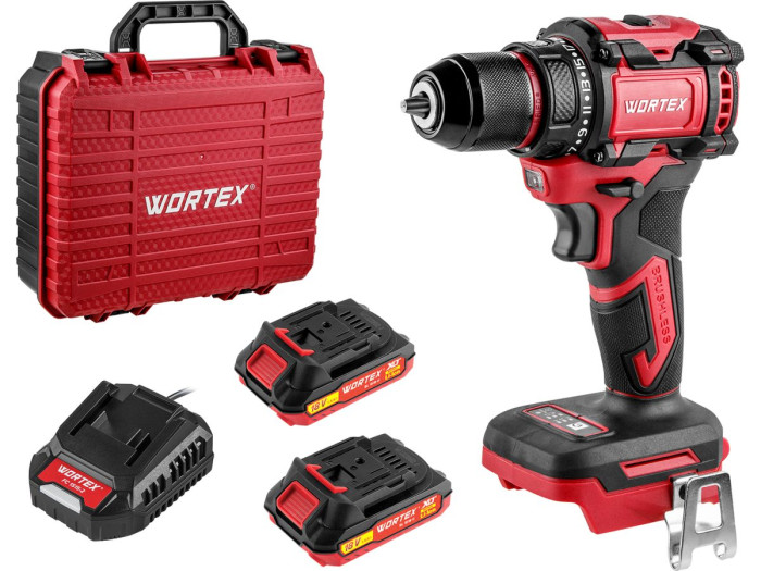 Аккум. дрель-шуруповерт WORTEX BD 2025 DLi в чем. ALL1 XLT БЕСЩЕТ, 18 В, 50 Н*м, 2х1,5 А*ч, БЗП 10 м