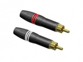 PROCAB Коннектор PCR2M/BG (RCA - пара)