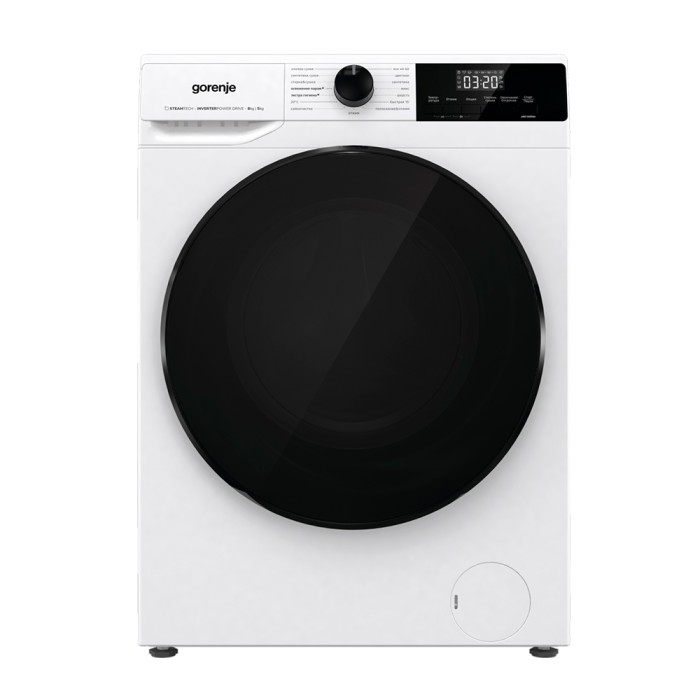 Стирально-сушильная машина Gorenje W1D2A854ADPS / 8кг / 1400 об/мин / 60*51*85 см