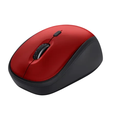Мышь беспроводная Trust YVI+ 24550 красный