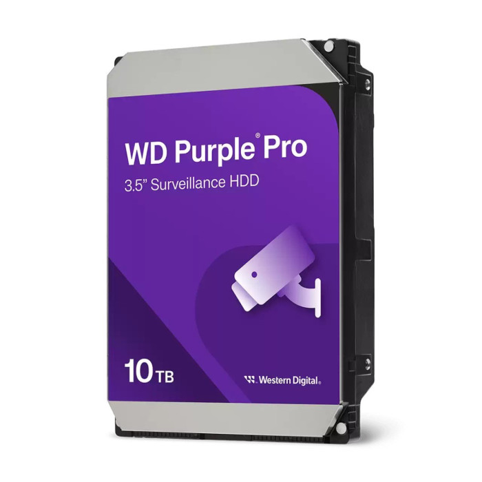 Жесткий диск для видеонаблюдения HDD 10Tb WD Purple Pro SATA3 512Mb 7200 3,5" WD102PURP