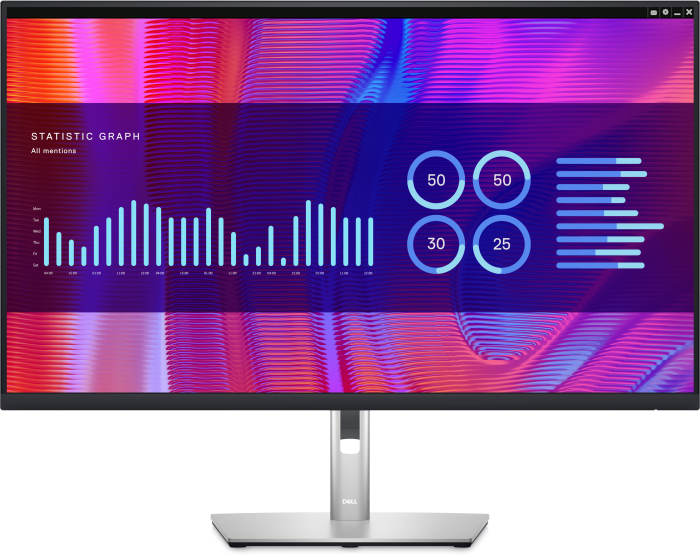 Dell 32 USB-C Hub Monitor-P3223DE-80.1cm(31.5")/IPS QHD 2560 x 1440 at 60 Hz/HDMI,DisplayPort 1.4,DisplayPort output,USB-C/4 x USB 3.2 Gen 1,RJ-45/3Yr W
