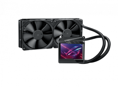 СЖО ASUS ROG RYUJIN 240 II, AIO, 2x120mm fan, 60mm fan, 1700 Socket, RGB, BOX