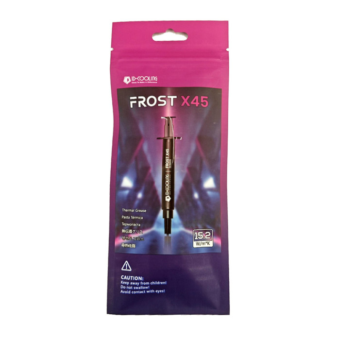 Термопаста heatsink compound, ID-Cooling FROST X45, 2г шприц, 2.8g/cm3