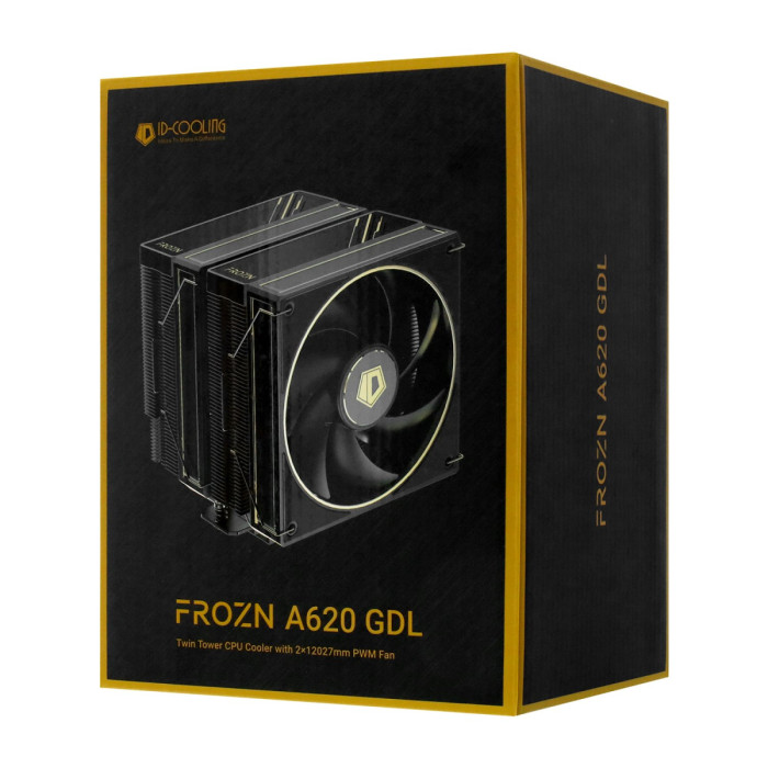 Cooler ID-Cooling, for S1700/1200/1851/115x/AMD, FROZN A620 GDL, 260W, 500-2000rpm, 4pin