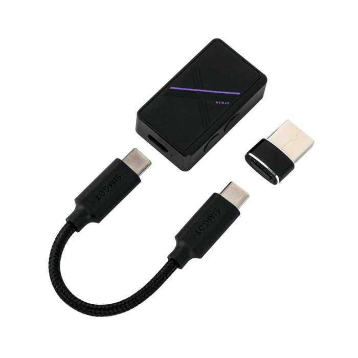 USB DAC & Headphones Amp Simgot DEW4X, Type C -> 3.5mm/4.4mm balanced
