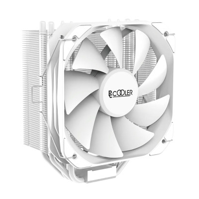 Cooler PCCooler, for S1700/1200/115x/AMD, PALADIN 400 WH, 400-1600rpm, 130cm fan, 200W, white