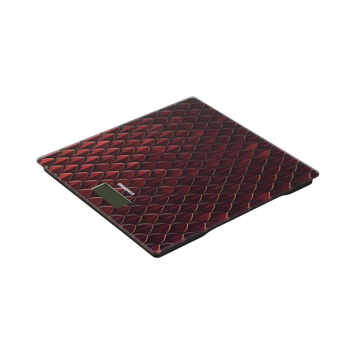 Весы напольные электронные Starwind SSP6035 макс.180кг рисунок/красный