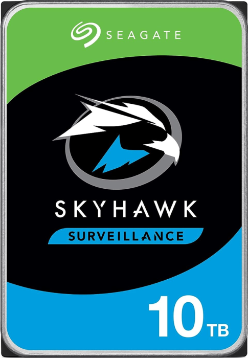 Жесткий диск для видеонаблюдения 10Tb Seagate SkyHawk AI 256Mb SATA3 3.5" ST10000VE001