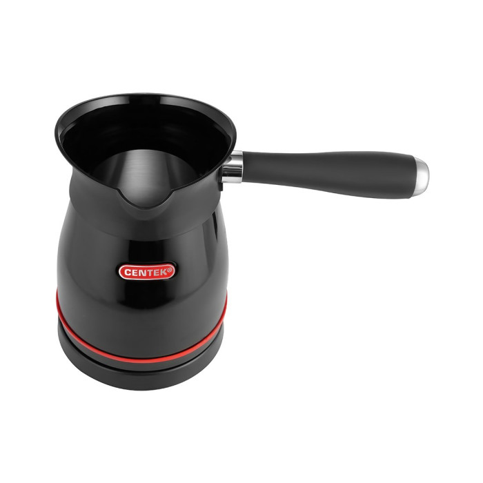 Электрическая турка, Centek, CT-1098, 500мл, 480W, Нерж.сталь, Съемная мягкая ручка, Черный