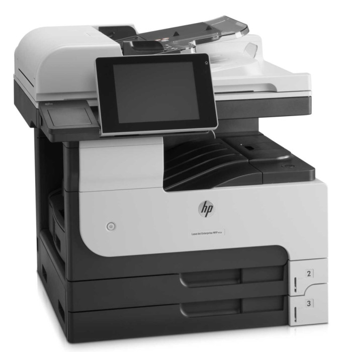 МФУ HP CF066A LaserJet Enterprise 700 M725dn MFP (A3) Printer/Scanner/Copier/ADF, 1200х1200 dpi, 41 ppm, 1 GB +320 GB, 800MHz, tray 100+250+250, USB + Ethernet, Duplex