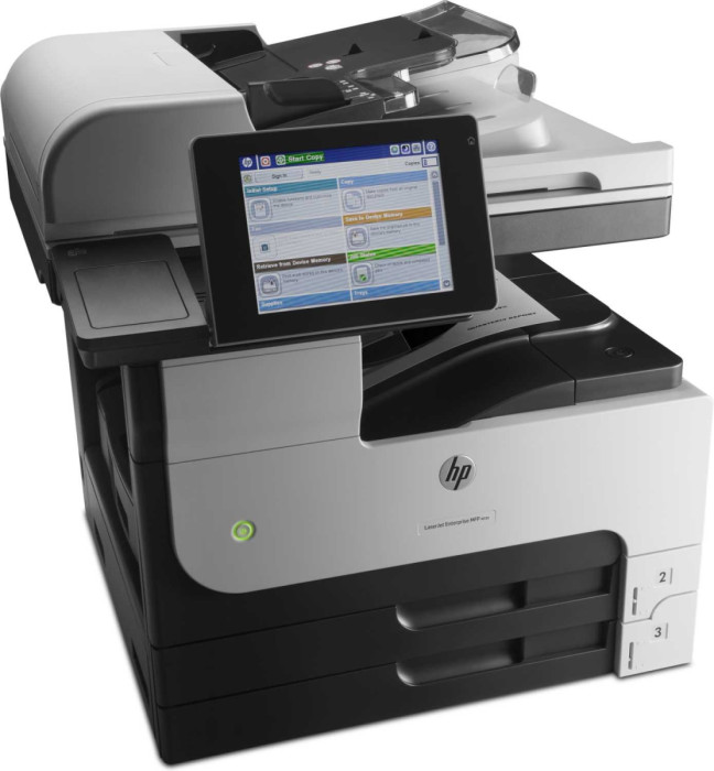 МФУ HP CF066A LaserJet Enterprise 700 M725dn MFP (A3) Printer/Scanner/Copier/ADF, 1200х1200 dpi, 41 ppm, 1 GB +320 GB, 800MHz, tray 100+250+250, USB + Ethernet, Duplex
