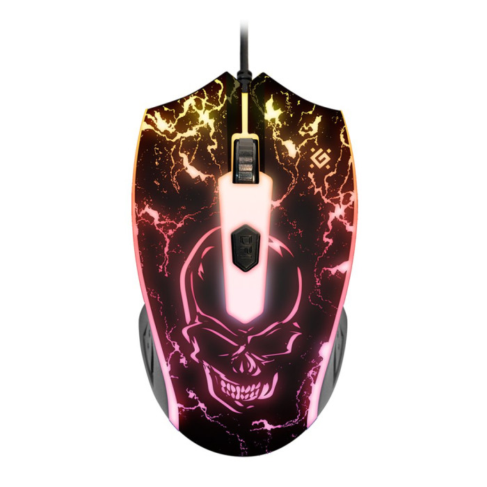 Mouse Defender OVERMATCH GM-069, USB, Optical 800/1200/1600/2400 dpi,1.8 cable, (52069)