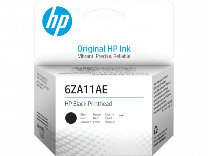 Печатающая головка HP Printhead черная для HP InkTank 100/300/400 SmartTank 300/400 (6ZA11AE)