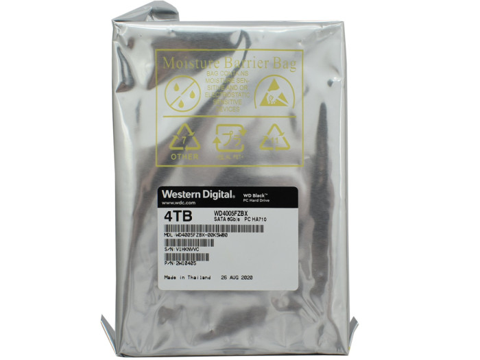 HDD SATA  4000 GB Western Digital Black, WD4005FZBX, 7200rpm, 256MB cache, SATA 6 Gb/s