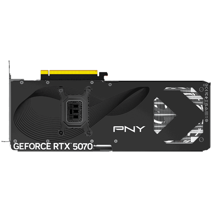 PNY Video Card NVidia GeForce RTX 5070 12GB Overclocked Triple Fan DLSS4