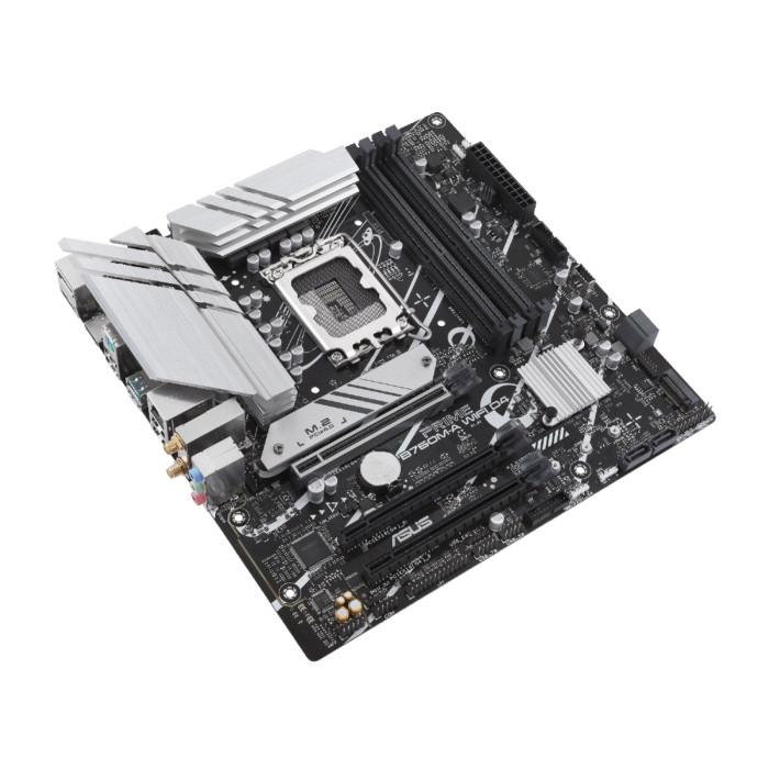 MB Socket1700, MATX, iB760 (DP+2HDMI), ASUS PRIME B760M-A WIFI D4, 4DDR4, 3PCIx16