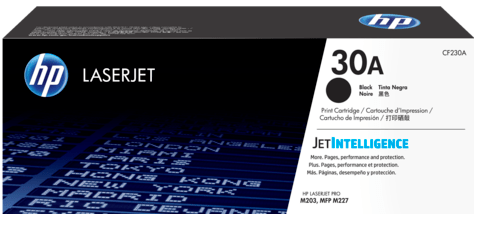 Картридж лазерный HP LaserJet 30A, CF230A, совместимые товары HP LaserJet Pro M227 / M203, черный