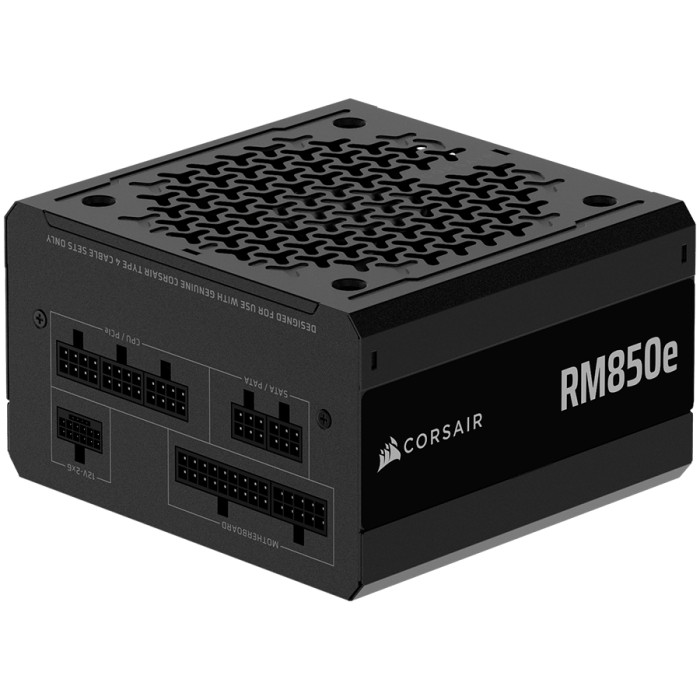 CORSAIR RM850e, 850 Watt, ATX 3.1, PCIe 5.1, Cybenetics GOLD Certified, Fully Modular