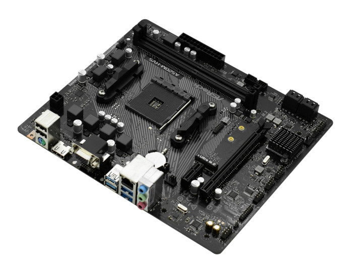 MB Socket AM4, MATX, AMD A520 (VGA+HDMI) ASRock A520M-HVS, 2DDR4, PCIx16, PCIx1