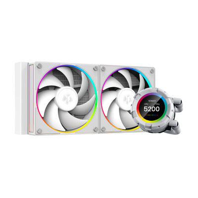 Water Cooler ID-Cooling SL240 White, for S1700/1200/2011/2066/115x/AMD
