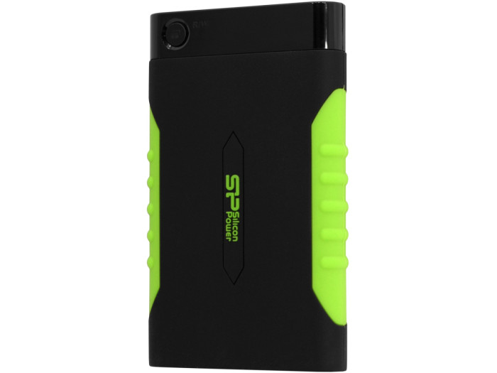 HDD USB 1 TB Silicon Power, A15, SP010TBPHDA15S3K, USB 3.1, black-green
