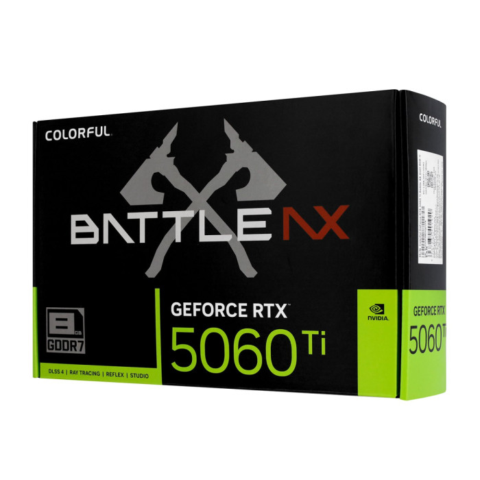 GPU NVIDIA, 8 GB, Colorful RTX 5060 Ti Battle AX DUO 8GB-V,HDMI/3DP,GDDR7/128-bit