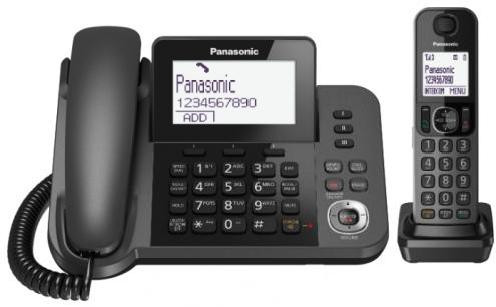 Радиотелефон PANASONIC KX-TGF320 (RUM) Черный