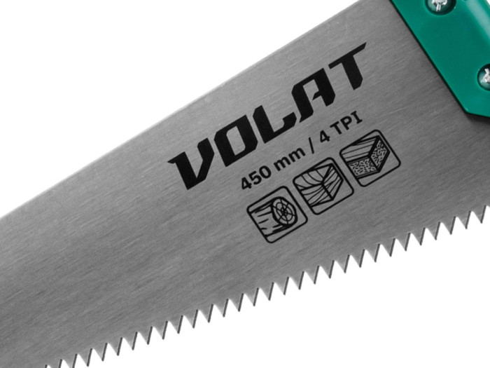Ножовка по дер. 450мм 4 TPI ВОЛАТ