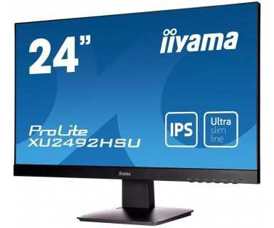 Монитор LCD 23.8   16:9 1920х1080(FHD) IPS, 75 Hz, 250cd/m2, 1000:1, 5M:1, 5ms, VGA, HDMI, DP, USB-Hub, Tilt, Speakers, 3Y, Black