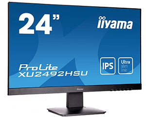 Монитор LCD 23.8   16:9 1920х1080(FHD) IPS, 75 Hz, 250cd/m2, 1000:1, 5M:1, 5ms, VGA, HDMI, DP, USB-Hub, Tilt, Speakers, 3Y, Black