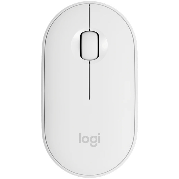 LOGITECH M350S Pebble 2 Bluetooth Mouse - TONAL WHITE