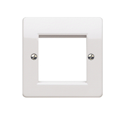 Frame AMP adapter for 45x45, white