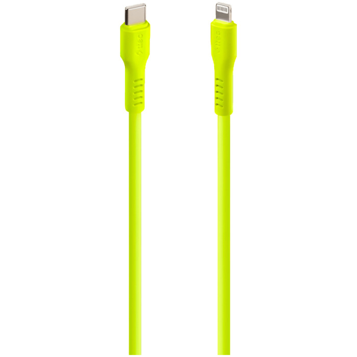ttec Type-C - Lightning Charge / Data Cable  120cm,Neon Yellow