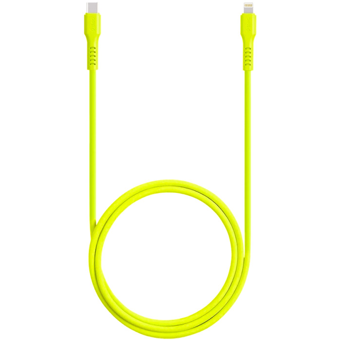 ttec Type-C - Lightning Charge / Data Cable  120cm,Neon Yellow