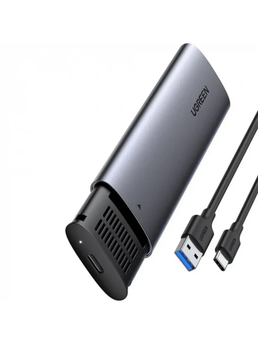 Корпус жесткого диска UGREEN M.2 B-Key Hard Drive Enclosure(5Gbps) with USB-C  to USB A cable 10903