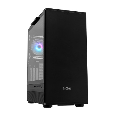Case ATX midi tower  PCCooler, MASTER IE200, (без БП), black