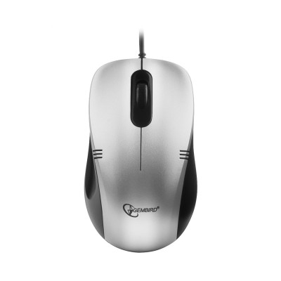Mouse Gembird MOP-100-S, Optical, 1000 dpi, USB, Grey