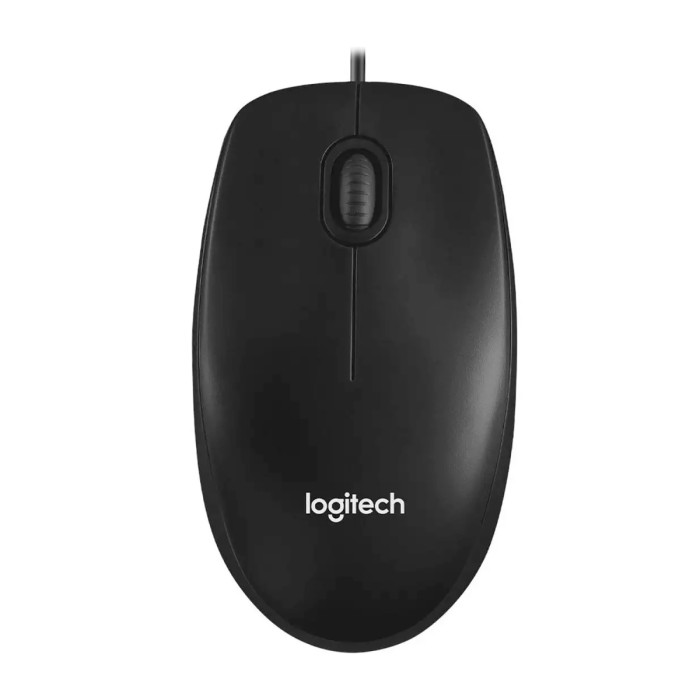 Mouse Logitech M100, optical, 2+1 buttons, USB, [910-006652], black
