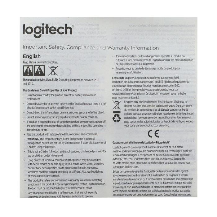 Mouse Logitech M100, optical, 2+1 buttons, USB, [910-006652], black