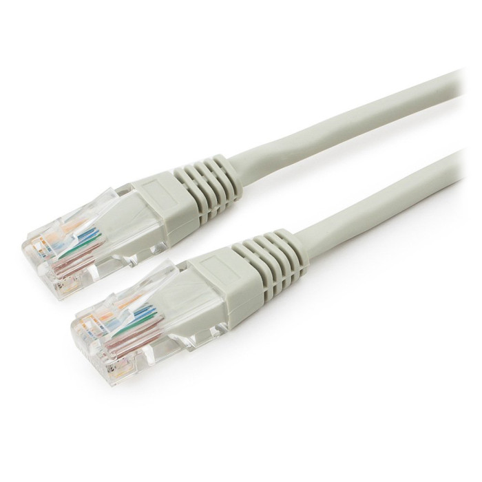 Cable  Patch cord  UTP 5e-Cat  1.5 m Cablexpert PP12-1.5M, серый