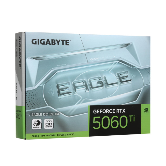 GPU NVIDIA,16 GB, Gigabyte RTX 5060 Ti EAGLE OC ICE [GV-N506TEAGLEOC ICE-16GD]HDMI/3DP,GDDR7/128-bit