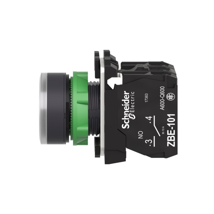 Кнопка SE XB5AW31B5 22мм 24В с подсветкой белая