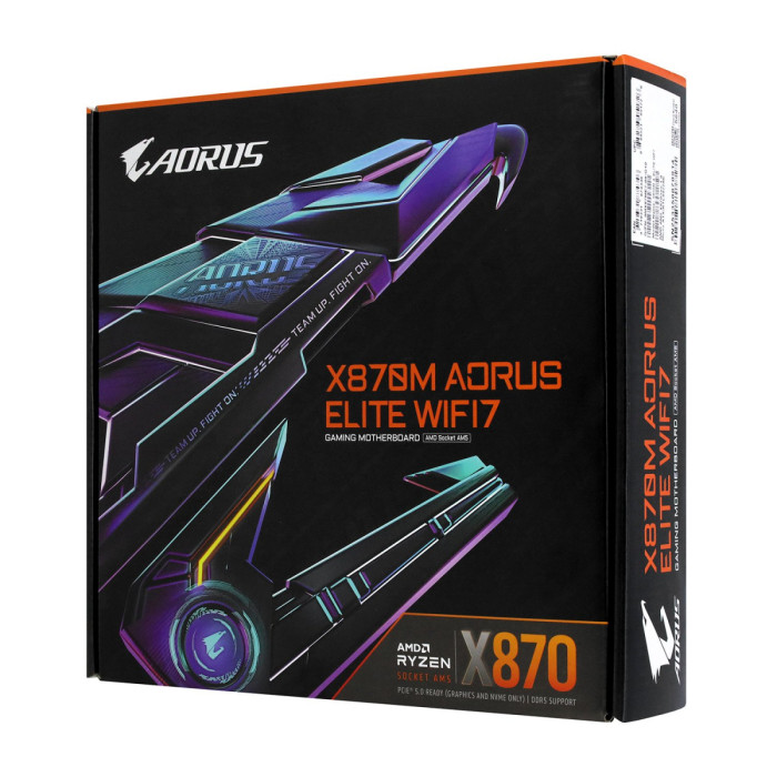 MB Socket AM5, MATX, AMD X870 (HDMI), Gigabyte X870M AORUS ELITE WIFI7, 4DDR5, 3PCIx16