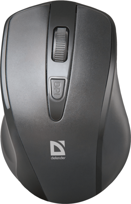 Мышь беспроводная Defender Datum MM-265 черный,3 кнопки, 800-1600 dpi, НОВИНКА!