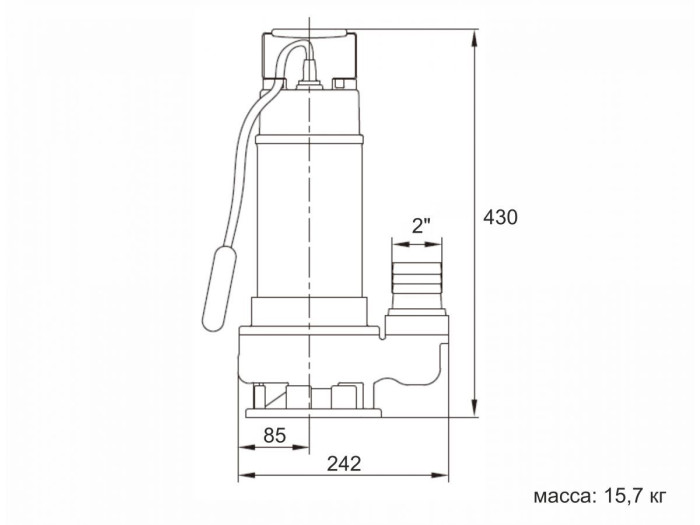 Насос погружной фекальный Marvel 7000 A&P