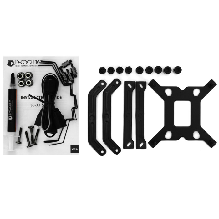 Cooler ID-Cooling, for S1700/1200/115x/2066/AMD, SE-234-ARGB V2, 200W, 500-1500rpm, 68.2CFM, 4 pin